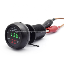 Digital Meter Monitor 3in1 LED USB Car Charger